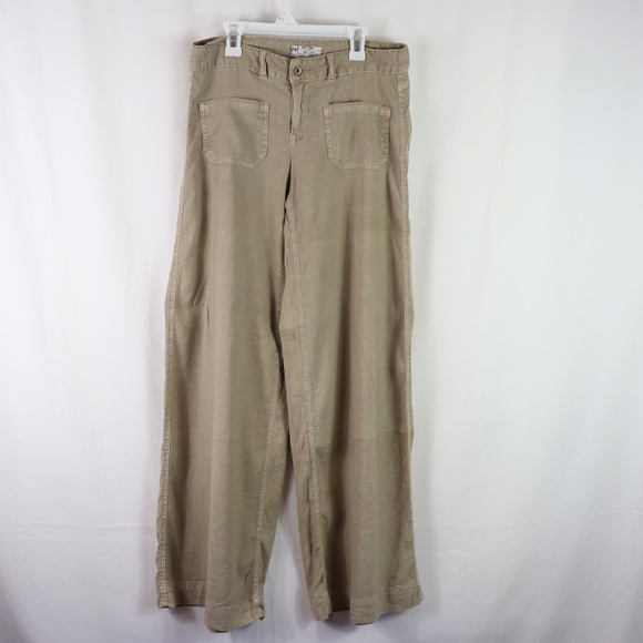 Free People Pants - 💥SALE FREE PEOPLE LINEN BLEND FLARE PANTS 27(W)
